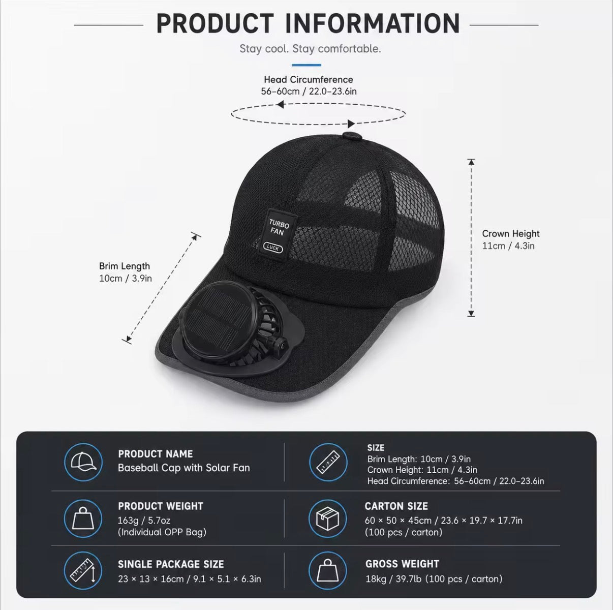 Fan hat